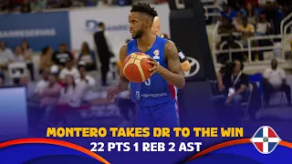 Jean Montero 🇩🇴 takes DR to the win - FIBA Basketball World Cup 2023 Qualifiers