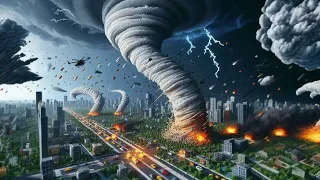 Realistic Tornado Destruction 4 ► Teardown