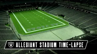 Allegiant Stadium Fills Up W/ Fans for First Preseason Game & WWE SummerSlam | Time-Lapse | Raiders