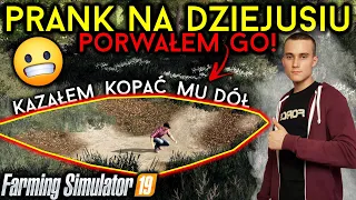 ☆"MPG" [#183] FS19 ✔ PRANK NA DZIEJUSIU - Porwałem GO! - Kazałem Kopać Mu DÓŁ