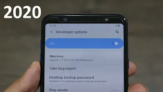 Samsung Galaxy A6+ Plus: How to Enable Developer Options (USB Debugging Mode) Android 9.0 Pie (2020)