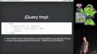 Ruby/JavaScript and the mobile web by Ryan Dy