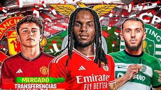 10 TRANSFERENCIAS CONFIRMADAS | RUMORES 24/25! Renato Sanches Benfica,Gouriri Sporting,João Neves...