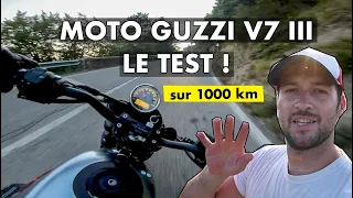 [TEST] MOTO GUZZI V7 III - 1000km en Italie ! Acceleration + détails !