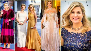 Queen Maxima Always Looking So Lovely In Every Type Of Dresses