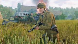 German Forces vs U.S. Forces - Ver-sur-Mer - Invasion of Normandy [1440p 60FPS]