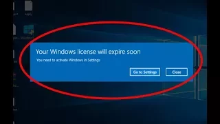 How to fix "your windows license will expire soon" on  windows 10