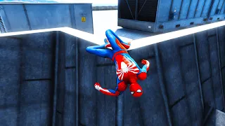 GTA 5 Ragdolls Spiderman Jumps/Fails (Euphoria Physics/Compilation) eps 02