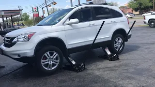 Car Jack Placement for Honda CRV - while I was at the tire shop for Tire Balance