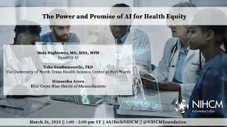 The Power and Promise of AI for Health Equity