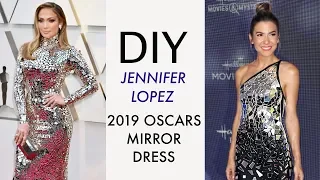 DIY: Jennifer Lopez 2019 Oscars MIRROR DRESS!! -By Orly Shani