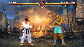 ICE RYU vs SUPREME SAGAT - The most epic fight ever made!