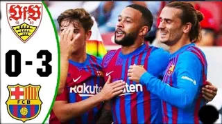 VFB Stuttgart Vs FC Barcelona friendly 2021Extended highlights