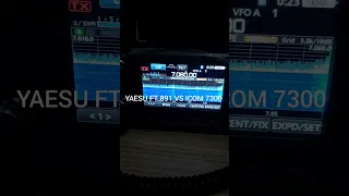 Yaesu FT 891 Vs Icom 7300, Audio Receive