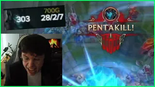 Peyz Drops A 28 Bomb & Pentakill To Break Records