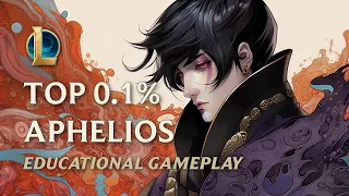 Aphelios Gameplay at the Top 0.1% Level: Is This Even Legal?!