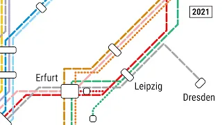 Die Geschichte des ICE Netzes der Deutschen Bahn (Teil III)