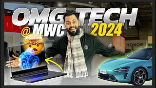 10 Craziest Tech We Saw At MWC 2024 ⚡Xiaomi SU7 Car, Humane AI Pin, Galaxy Ring & More