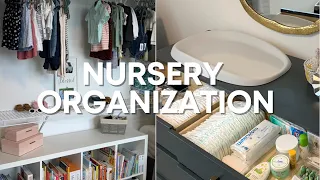 NURSERY ORGANIZATION IDEAS & HACKS! | DRESSER + CLOSET TOUR | twin edition