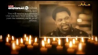 Candlelight procession, Celebrating the life and legacy of prophet T.B. Joshua, (1963-2021).