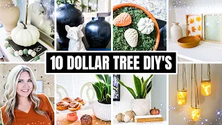 Impress Everyone With 10 Dollar Tree Fall DIY's 🍁 That Take 5 Minutes To DO!