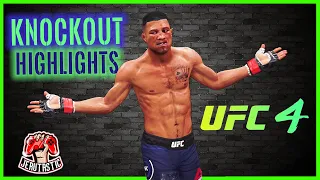 UFC 4 Knockouts Compilation (Career Mode)