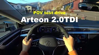 2022 Volkswagen Arteon 2.0TDI POV test drive