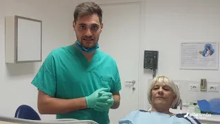 Overdenture su impianti dentali a Roma - intervento senza dolore, protesi semi fisse - ELLE SMILE