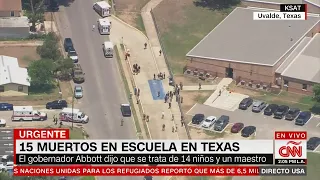 Al menos 21 muertos en tiroteo en escuela en Texas