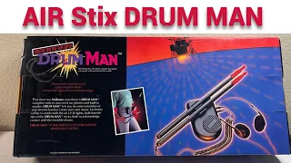 I Found a Vintage DRUM MAN Air Drum STIX Rare Vintage 80's 90's Set