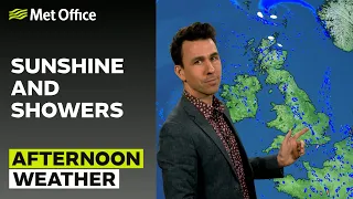16/04/24 – Showers, sun and a gusty breeze – Afternoon Weather Forecast UK – Met Office Weather