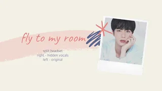 (Split Headset) 내 방을 여행하는 법 (Fly To My Room) - BTS Hidden Vocals 좌우음성
