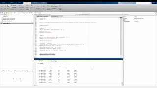 Matlab Basics: Introduction to tables