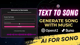 Text to Song Generation (With Vocals + Music) App using Generative AI