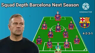 Squad Depth Barcelona Under Hansi Flick Season 2024/2025 ~ Update 24 May 2024