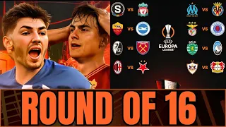 UEFA EUROPA LEAGUE ROUND OF 16 PREDICTIONS 23/24