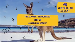 The alphabet in an Australian accent. Learn English with your Aussie accent ABCs!