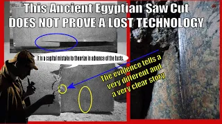 Not Lost Ancient High Technology Ancient Egyptian Saw Cut in the Sarcophagus of Djedefhor