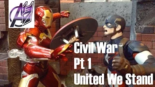 Captain America Civil War [Stop Motion Film]- Captain America vs Ironman