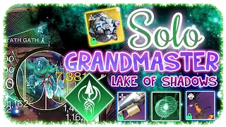 Solo Grandmaster Nightfall 1840 - Hunter - Lake Of Shadows Strand Build with Cyrtarachne's Facade