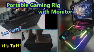 I Build a Portable Gaming PC with Monitor!