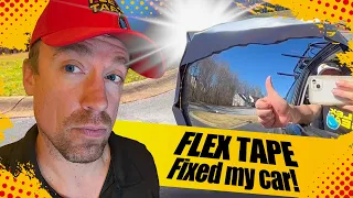 I fixed my storm chasing vehicle with FLEX TAPE!