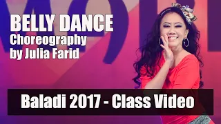 Baladi - Julia Farid Choreography | Belly Dance Class | Belly Dancing