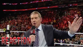 LIVE REACTION Mr. McMahon Returns!  - WWE RAW 12/14/15 #RAW