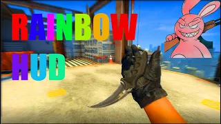 How To Get A Rainbow HUD In CS:GO like Zuhn