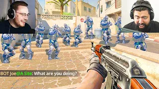 can a CSGO pro beat 10 CS2 bots on hardest difficulty… (1v10)