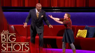 Steve Harvey learns how to yodel with Ezra  | Little Big Shots