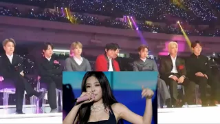 BTS reaction to BLACKPINK - 'SEE U LATER'  LIVE PERFORMANCE