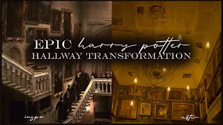 Creating a Hogwarts Inspired Hallway: DIY Harry Potter Makeover - Ep. 2 of Cassie's Cottage