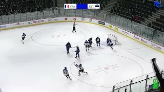 EST vs FRA - 4:3 Goals - IIHF U18, 17.05.2024